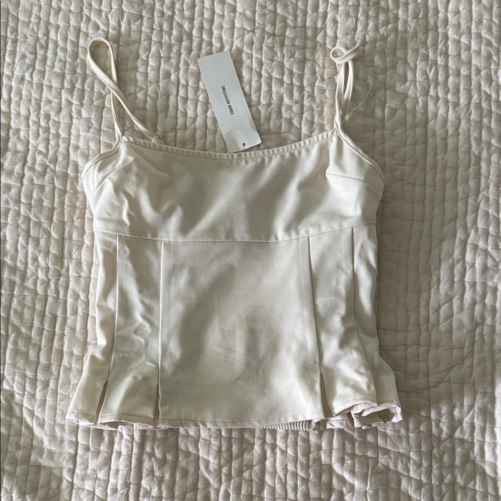 Elegant Cream Women's Top NWT